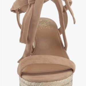 Vince Camuto open toe lace up espadrille sandal size 5.5